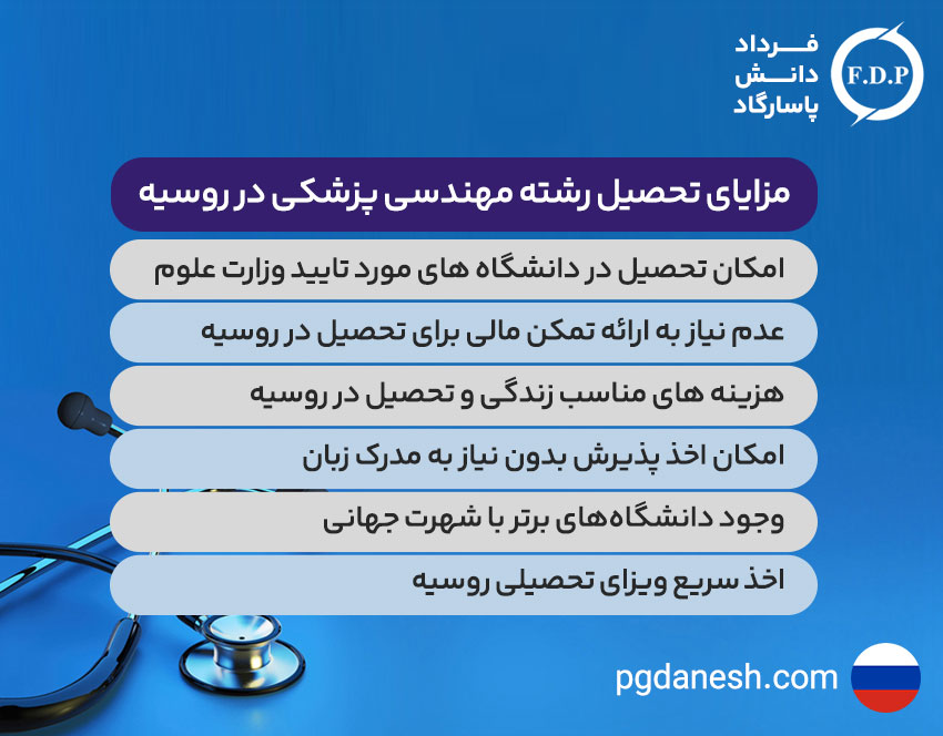 مزایای تحصیل رشته مهندسی پزشکی در روسیه